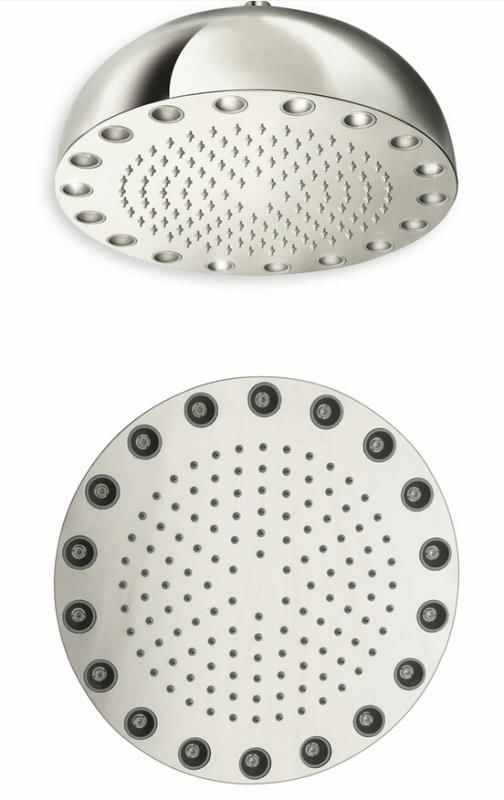 彩虹花洒吊云端 雨水散落净身心