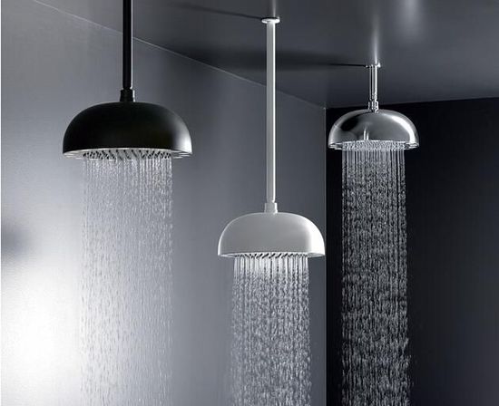 彩虹花洒吊云端 雨水散落净身心