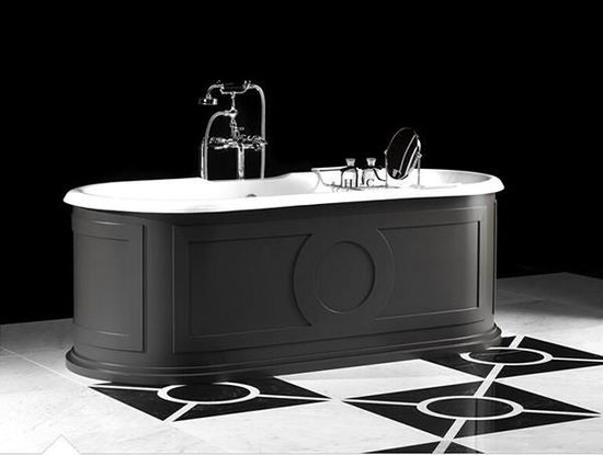 Devon&Devon：黑白色打造复古韵味浴缸