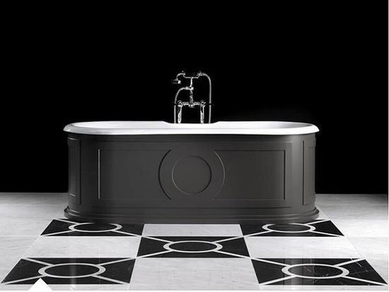 Devon&Devon：黑白色打造复古韵味浴缸