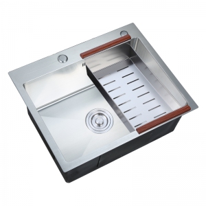 GUDO 古登优质不锈钢单槽手工水槽 GD-PSG6045