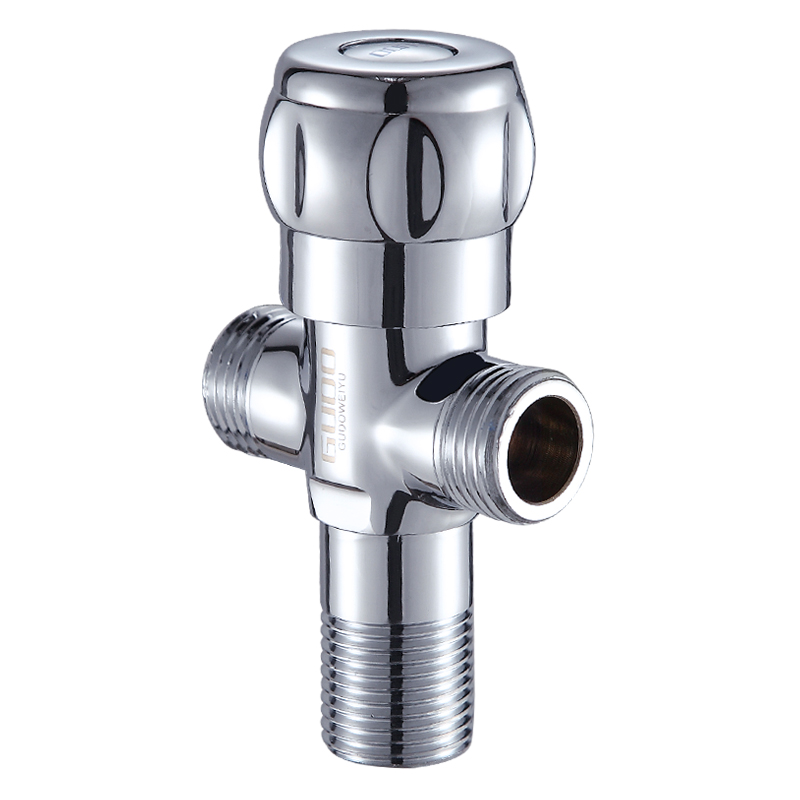 GUDO 古登全铜快开三通角阀 GD-8162（1箱=120套）