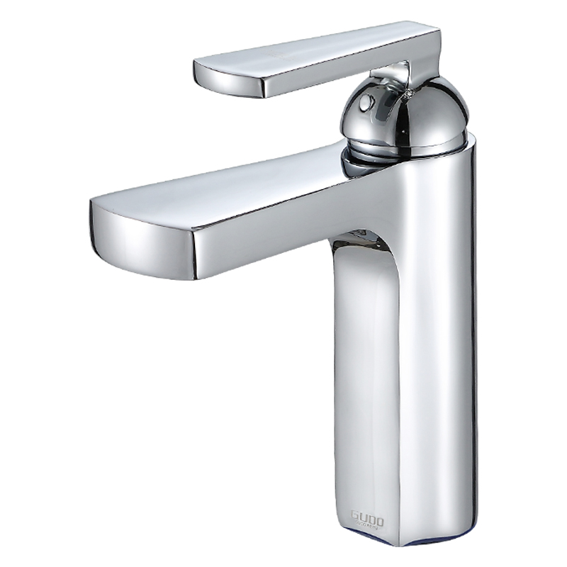 GUDO 古登全铜单把双控冷热面盆龙头 GD-6153（1箱