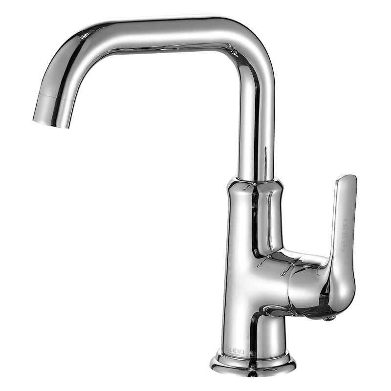 GUDO 古登全铜单把双控冷热360°旋转面盆龙头 GD