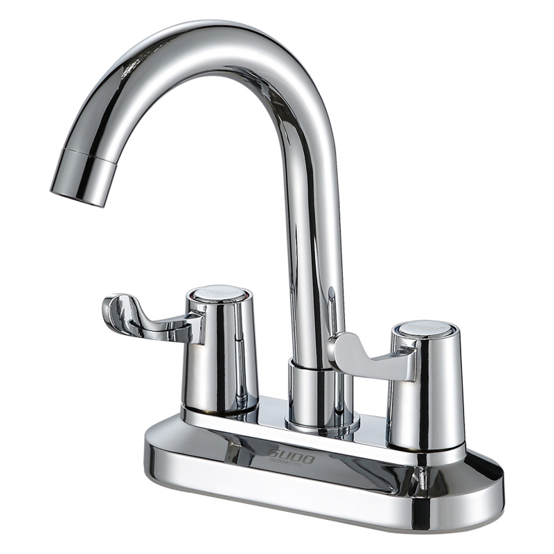 GUDO 古登全铜双孔冷热面盆龙头 GD-5602（1箱=20套）