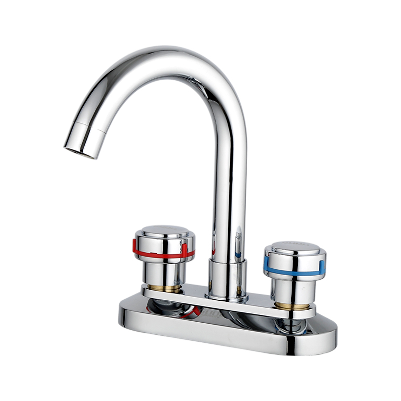 GUDO 古登全铜双孔冷热面盆龙头 GD-5608(1箱=20套）